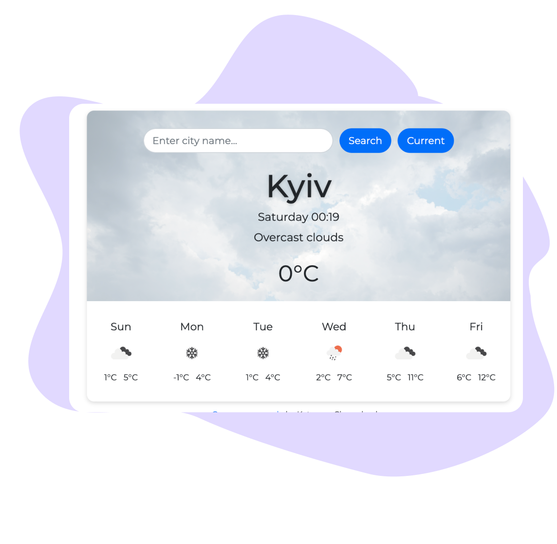 weather app project